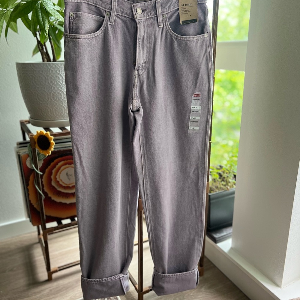 Levi's Gray Straight Leg Jeans with Soft Denim